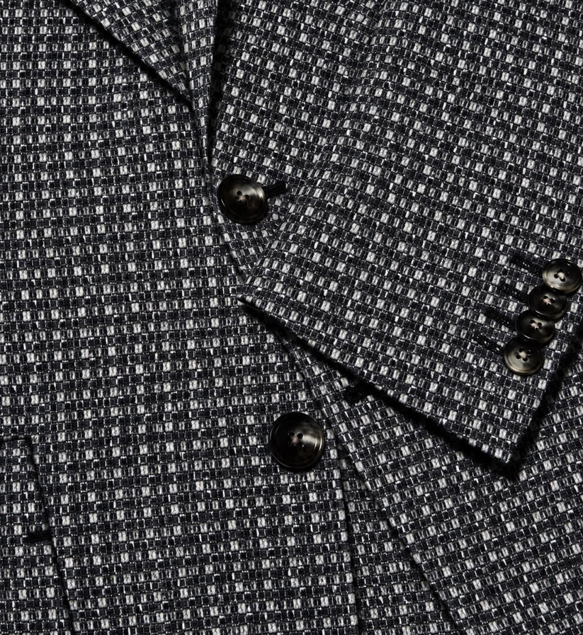 DESIGN CARD | Gent Row Salt & Pepper Micro Design Sport Coat