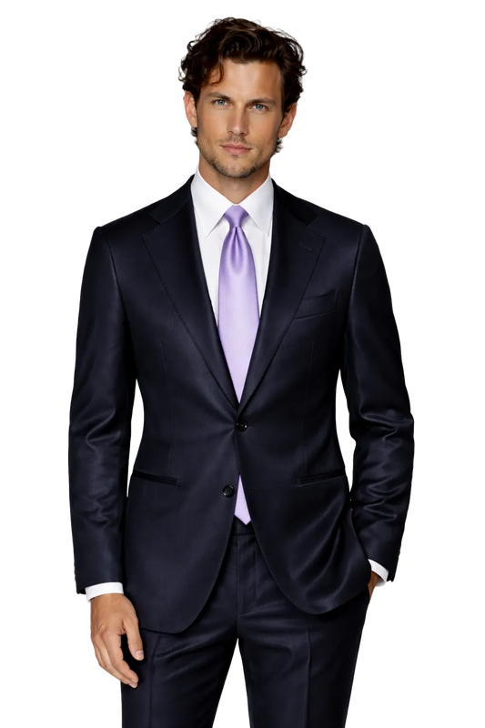 Gent Row Super 150's Navy Twill Suit