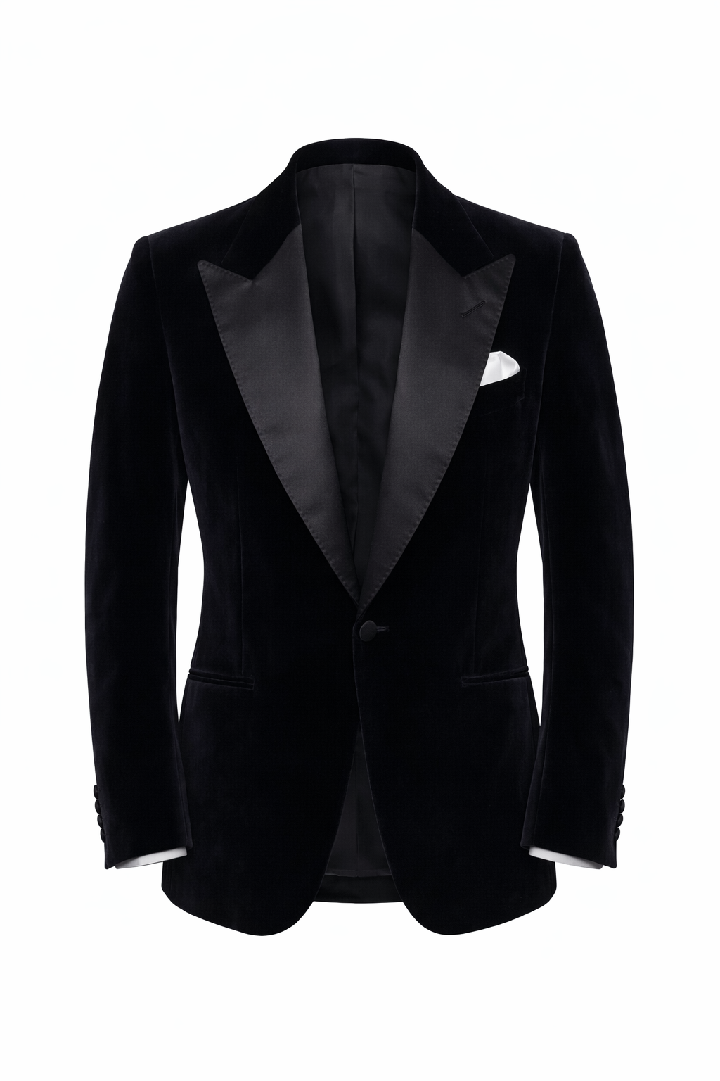 Gent Row SIGNATURE Black Velvet Dinner Jacket  (Reserve Below)