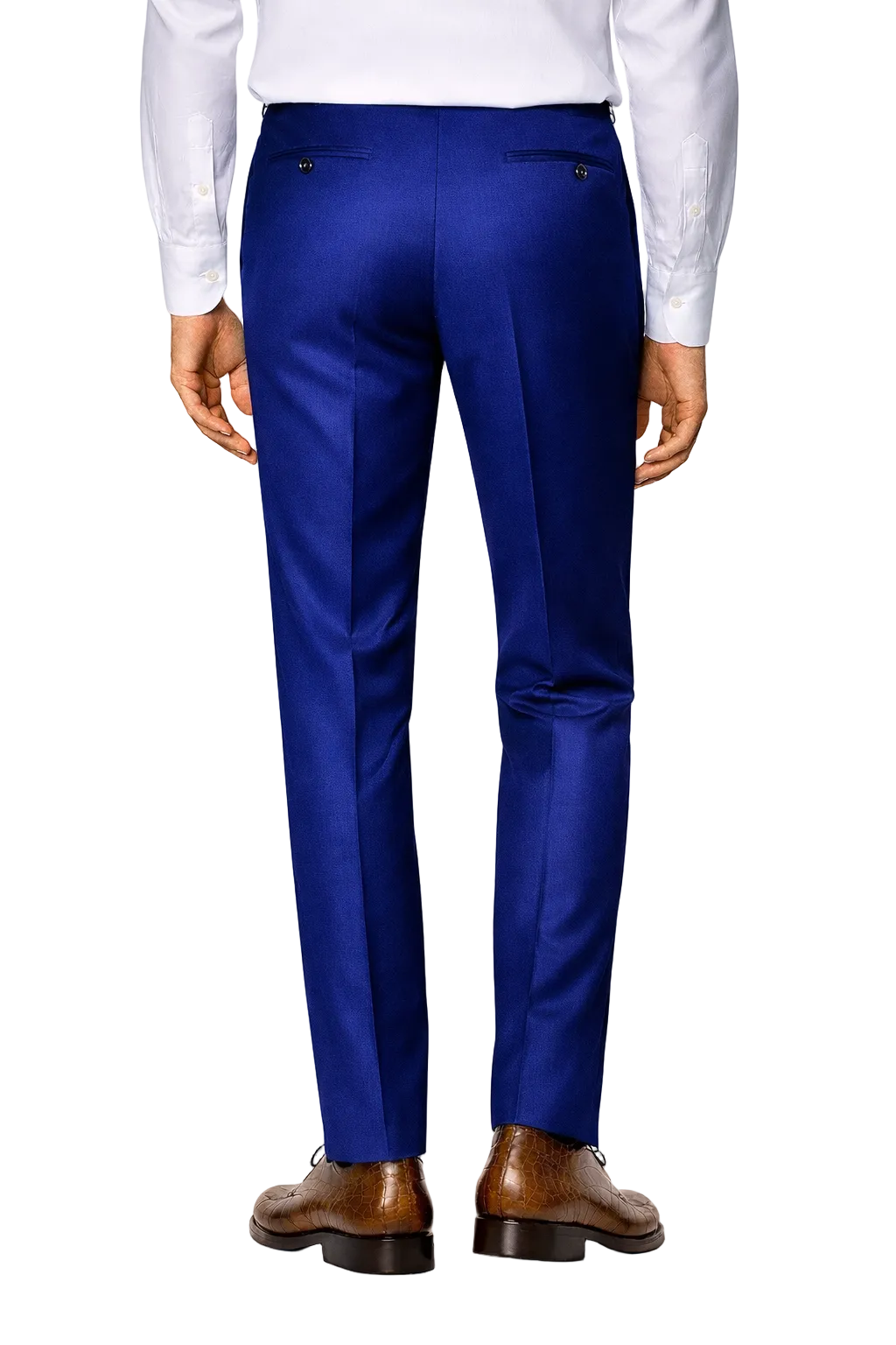 Gent Row Super 150's Klein Blue Twill Suit