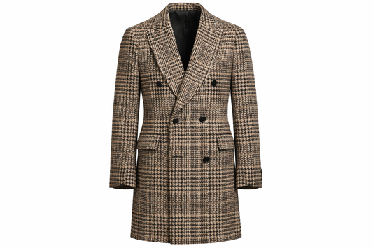 Gent Row Regency Plaid Overcoat