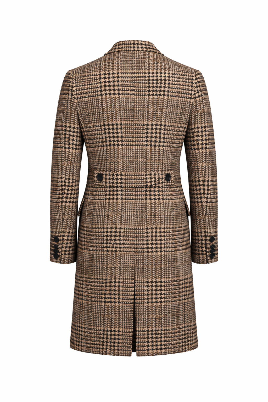 Gent Row Regency Plaid Overcoat