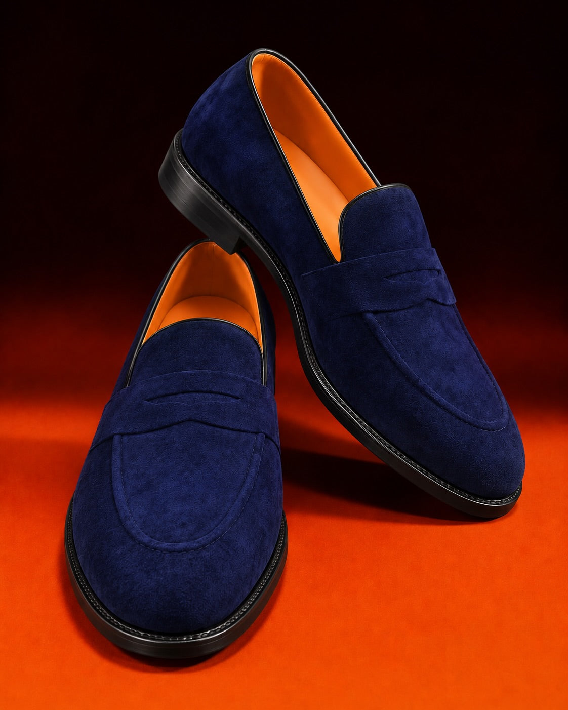 Gent Row Calf Suede Penny Loafer