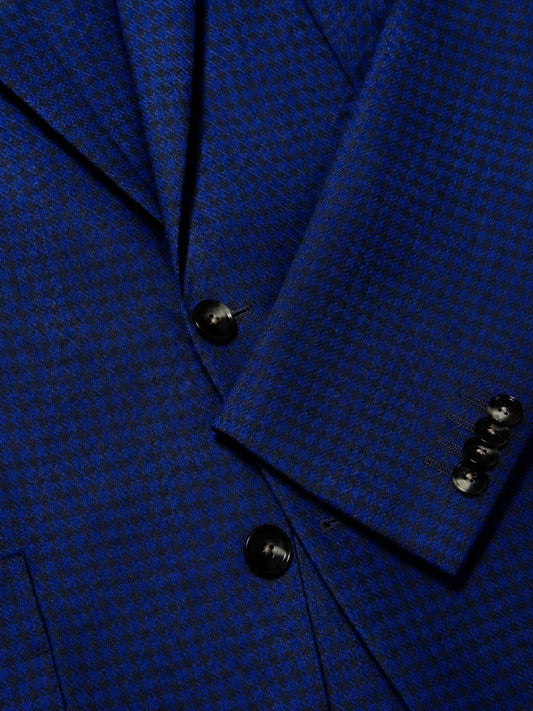 Gent Row Blue Houndstooth Sport Coat