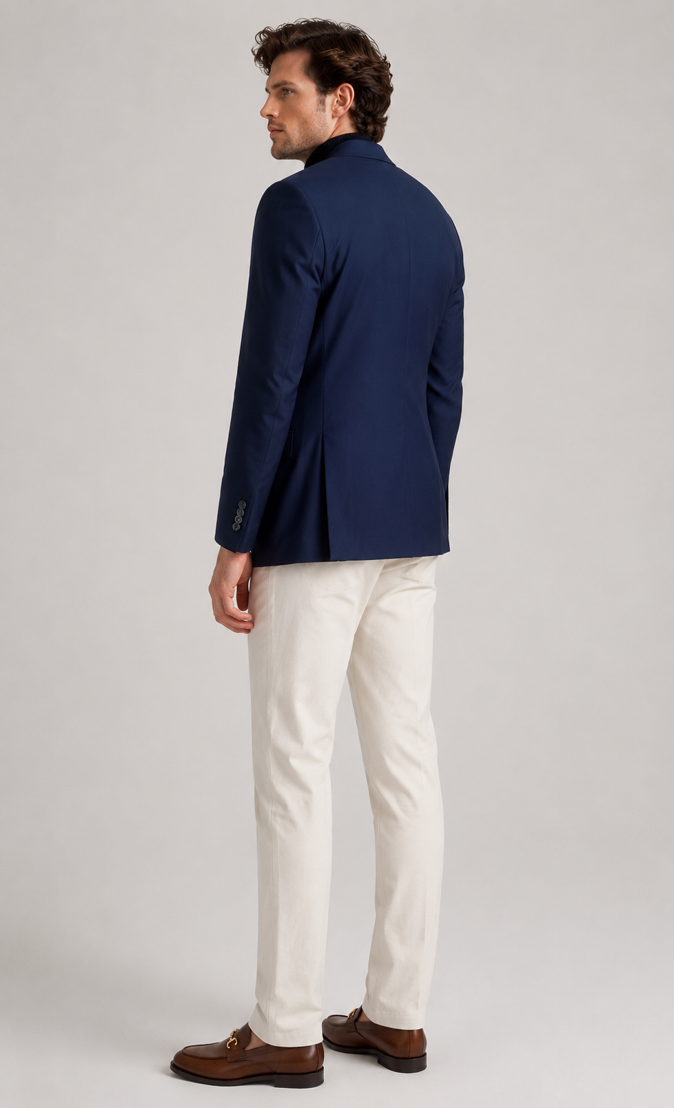 Gent Row Super 150's American Blue Blazer