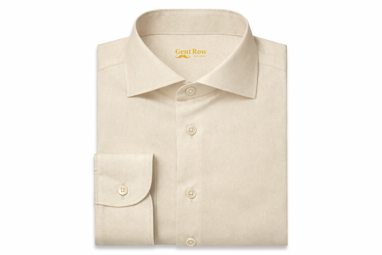 Gent Row The Heritage Jacquard Jersey Shirt in Tan