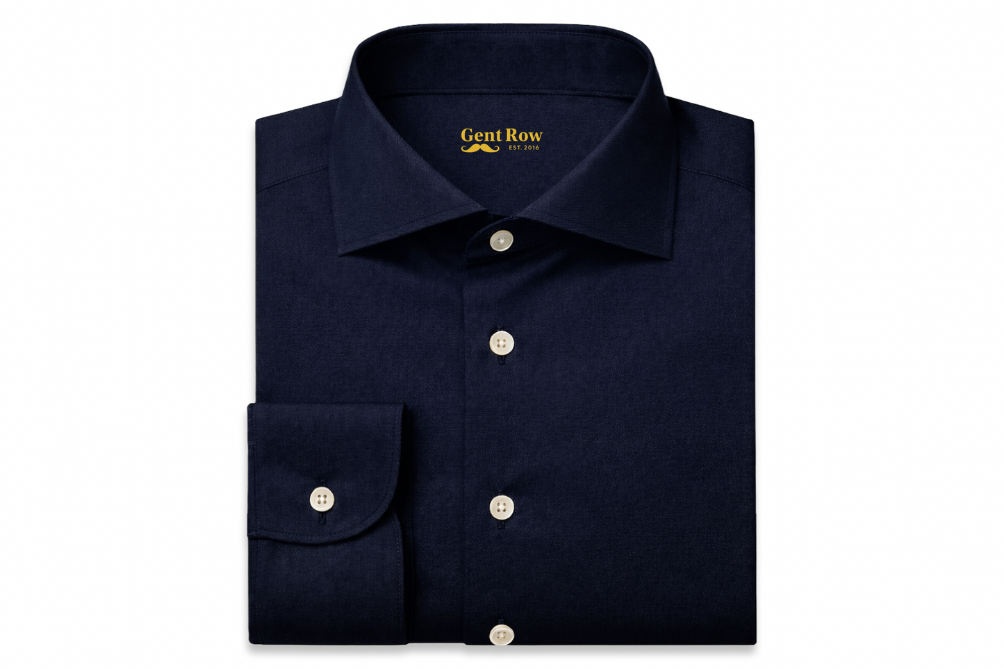 Gent Row The Heritage Jacquard Jersey Shirt in Navy