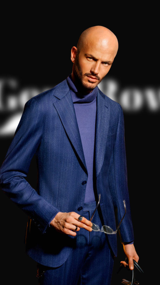 Gent Row Lavender Pinstripe Suit